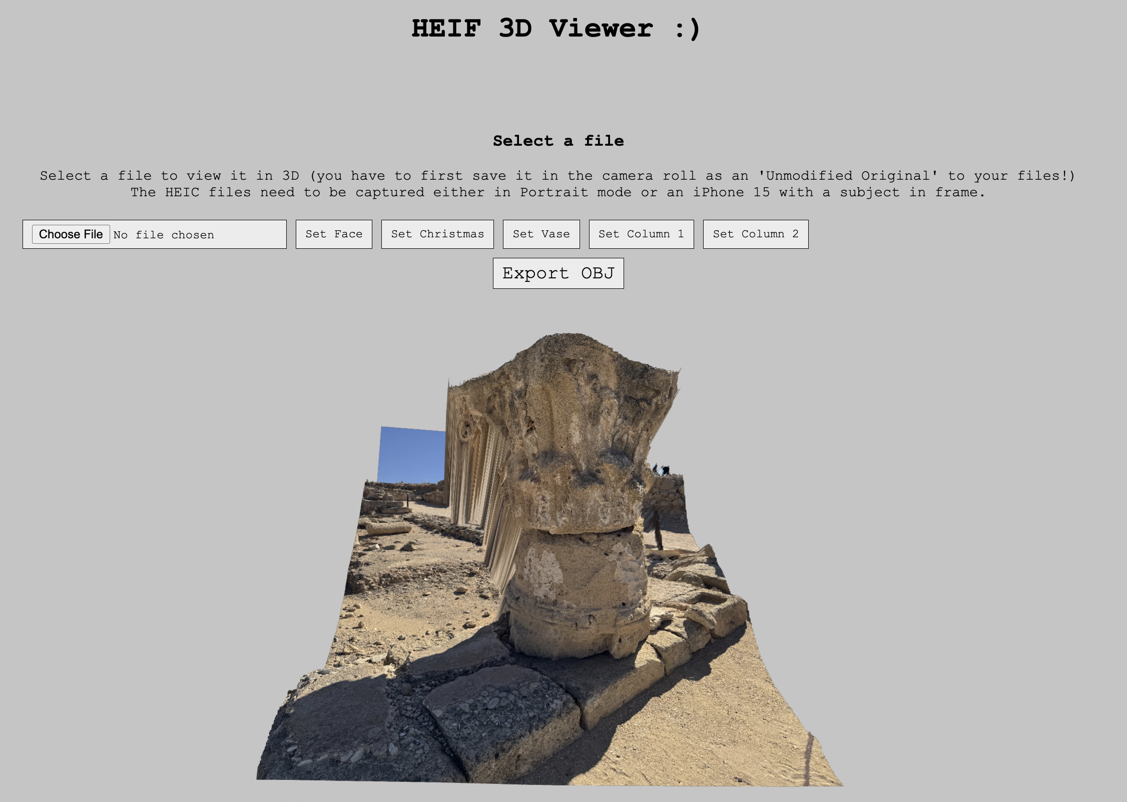 Thumbnail for HEIF 3D Viewer